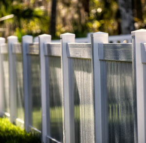 picture of fence installation by haven yard fencing in provo