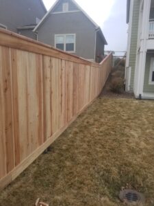 wood fence in Utah