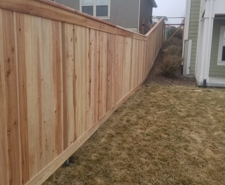 wood fence in Utah